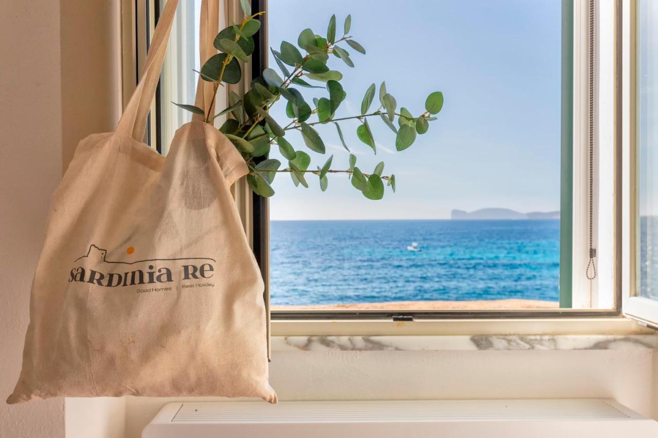 Sardinia Re - Sea View Casa Sole Apartment Alghero Bagian luar foto